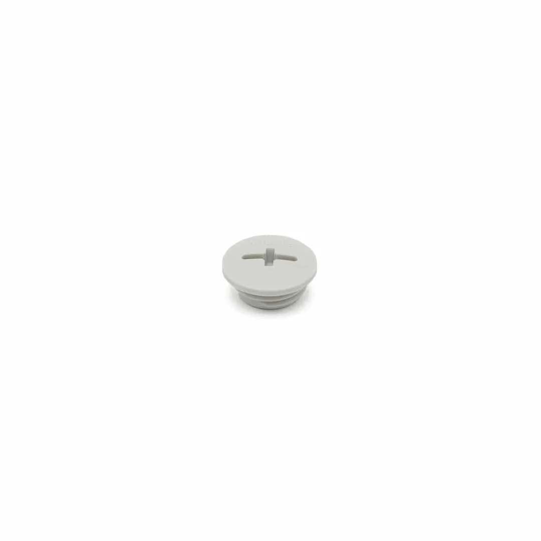 Wiska SPRINT EVSG M16 Plastic Metric Threaded Stop End Light Grey - 10060625