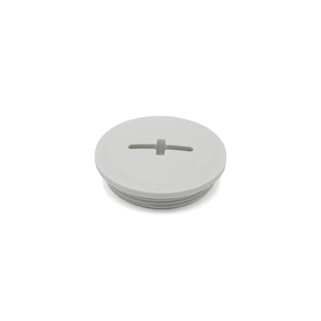 Wiska SPRINT EVSG M40 Plastic Metric Threaded Stop End Light Grey - 10060629