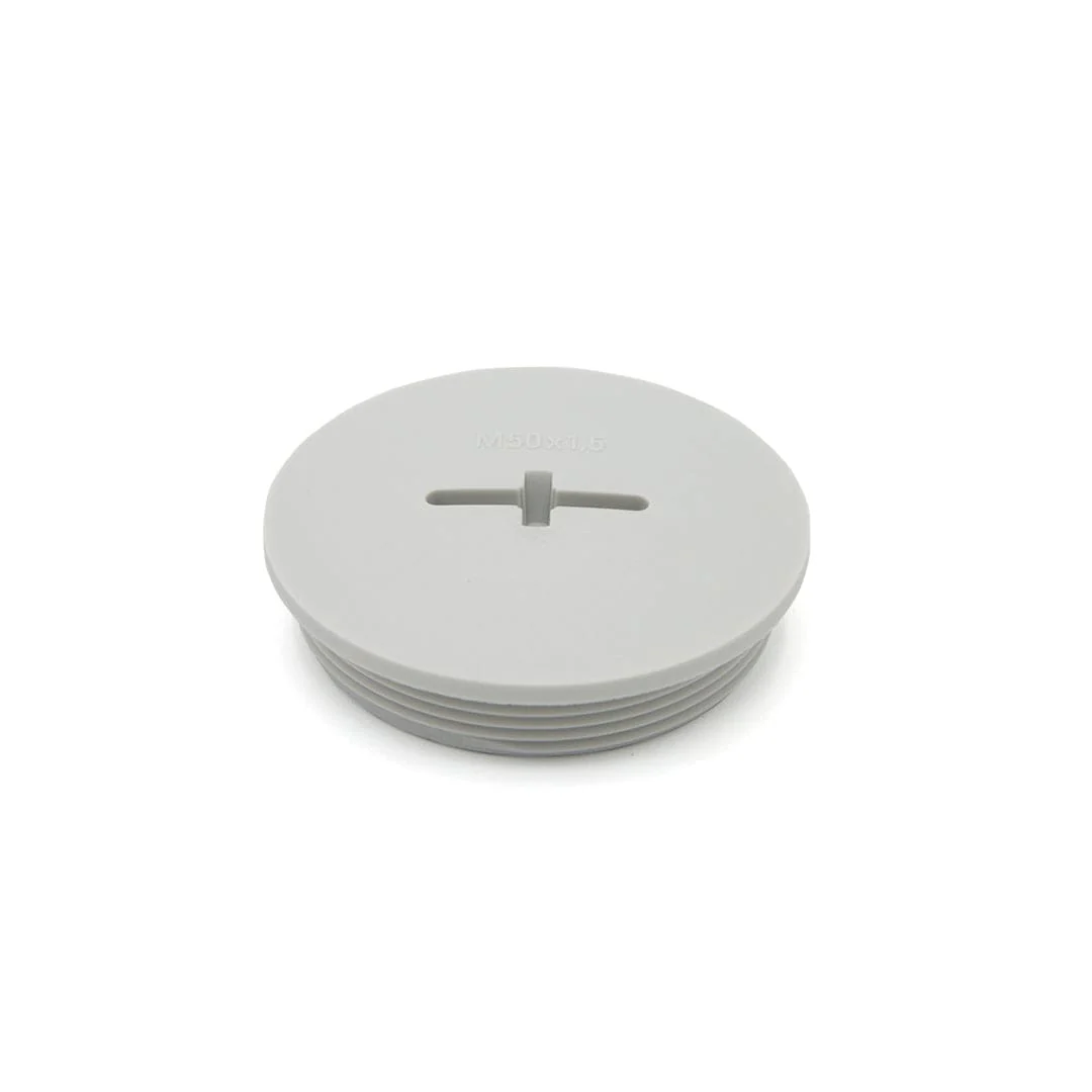 Wiska SPRINT EVSG M50 Plastic Metric Threaded Stop End Light Grey - 10060630