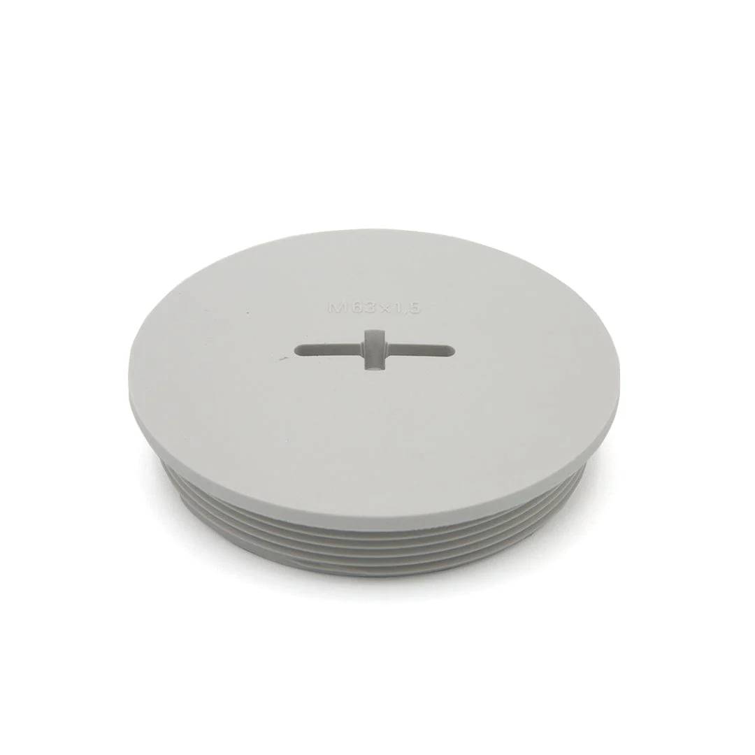 Wiska SPRINT EVSG M63 Plastic Metric Threaded Stop End Light Grey - 10060631